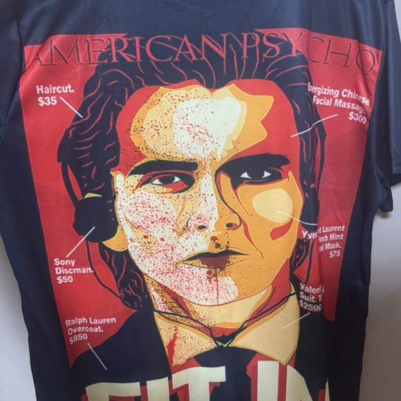 Custom Patrick Bateman American Psycho Graphic Print Shirt 2xl - Picture 4 of 4